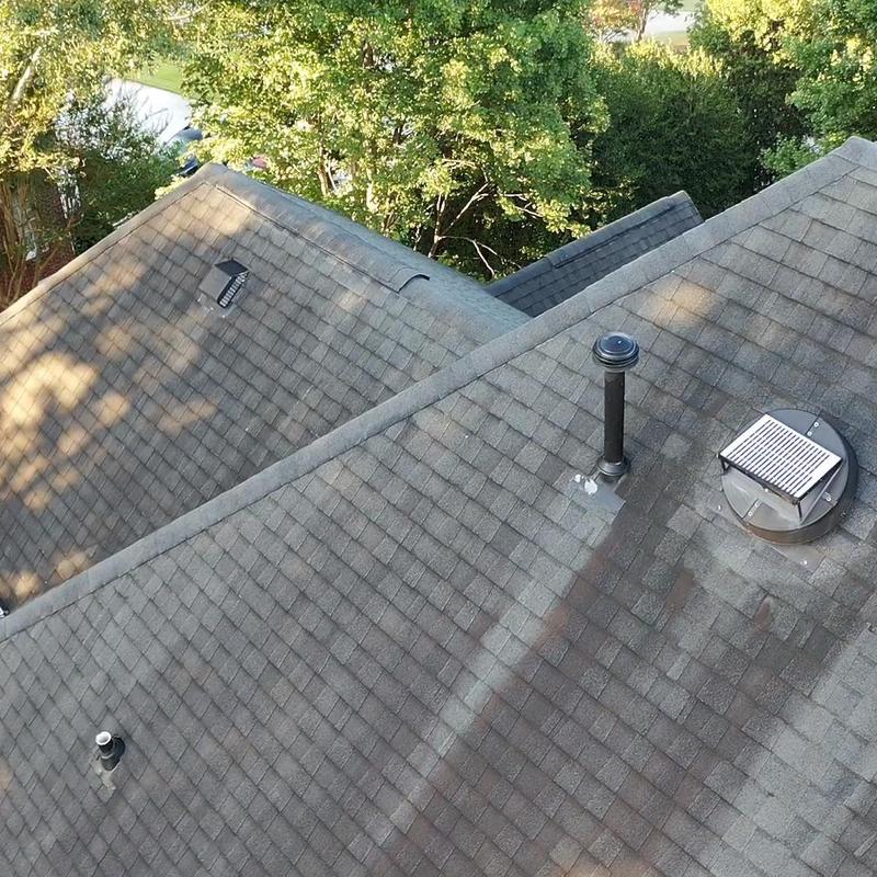 Owens Corning Duration Williamsburg Gray shingle roof installation Owens Corning Duration Williamsburg Gray shingle roof installation