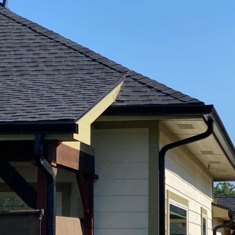 GAF Timberline HDZ shingles on residential roof in McKinney GAF Timberline HDZ shingles on residential roof in McKinney