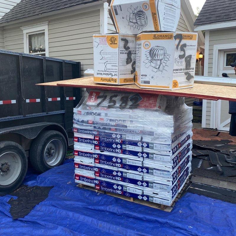 GAF Timberline HDZ shingles and Lomanco vents stack GAF Timberline HDZ shingles and Lomanco vents stack