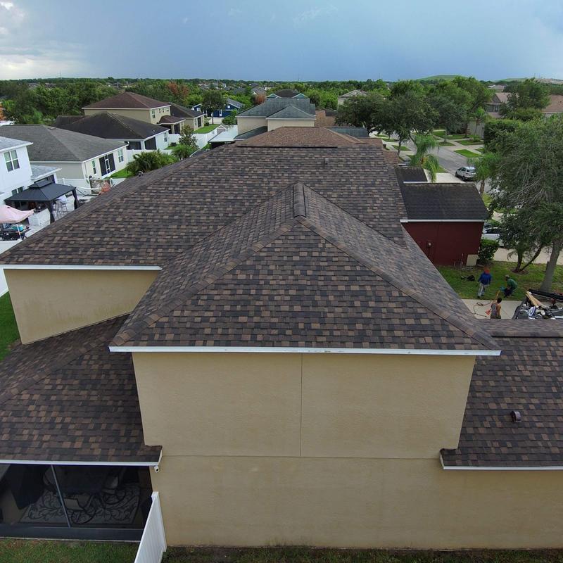 IKO Dynasty Shadow Brown shingle roof installation
