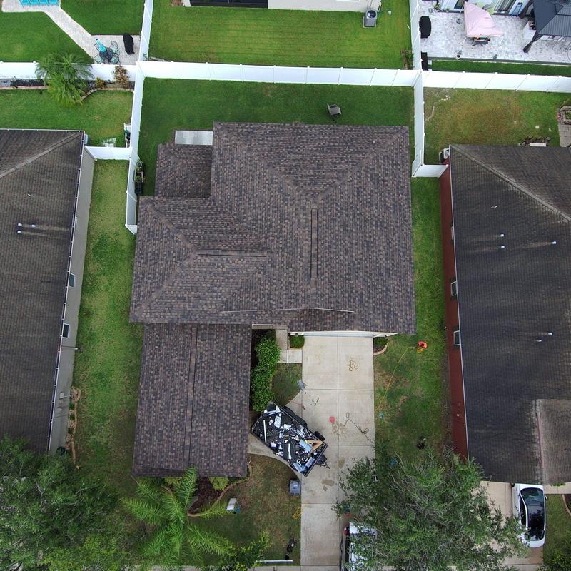 IKO Dynasty Shadow Brown roof installation with secondary barrier