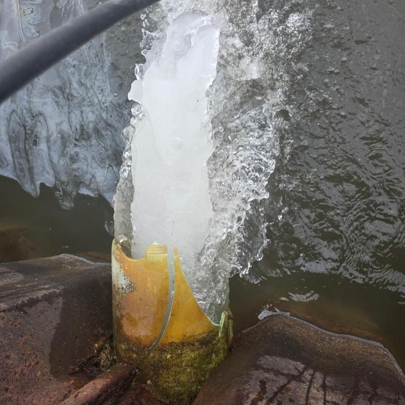 Sewer cleanout pipe with water and root blockage removal