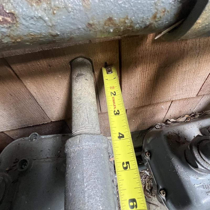 Gas earthquake shutoff valve with measurement tape