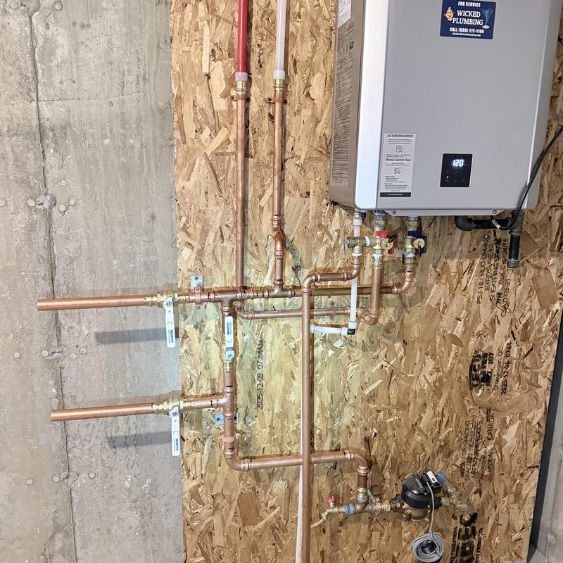 Bypass piping for water filter system installation