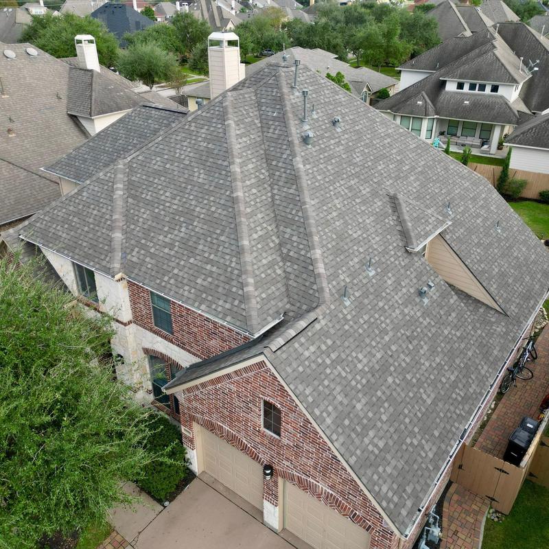 Tamko Titan XT Antique Slate roof installation in Friendswood, TX Tamko Titan XT Antique Slate roof installation in Friendswood, TX