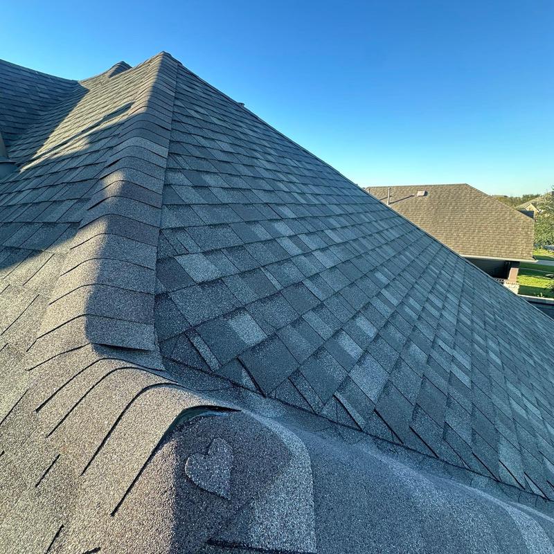 Tamko Titan XT Antique Slate shingle roof installation Tamko Titan XT Antique Slate shingle roof installation