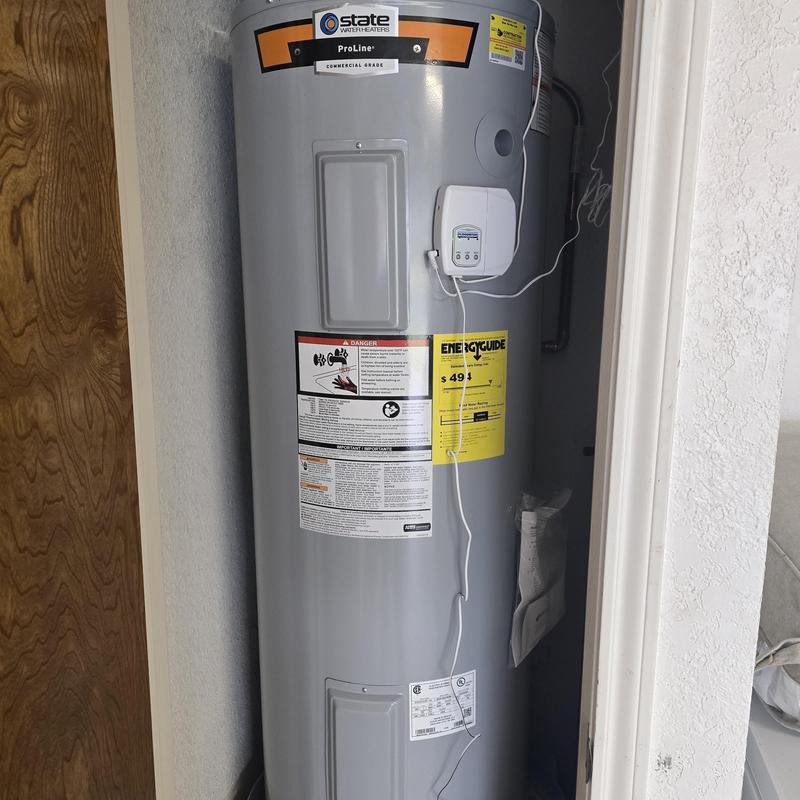 State ProLine 50 gal water heater with expansion tank