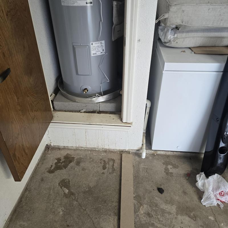 Water heater installation in confined space closet