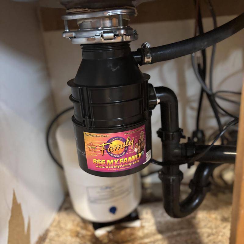 Badger 5 Incinerator garbage disposal installation under sink Badger 5 Incinerator garbage disposal installation under sink