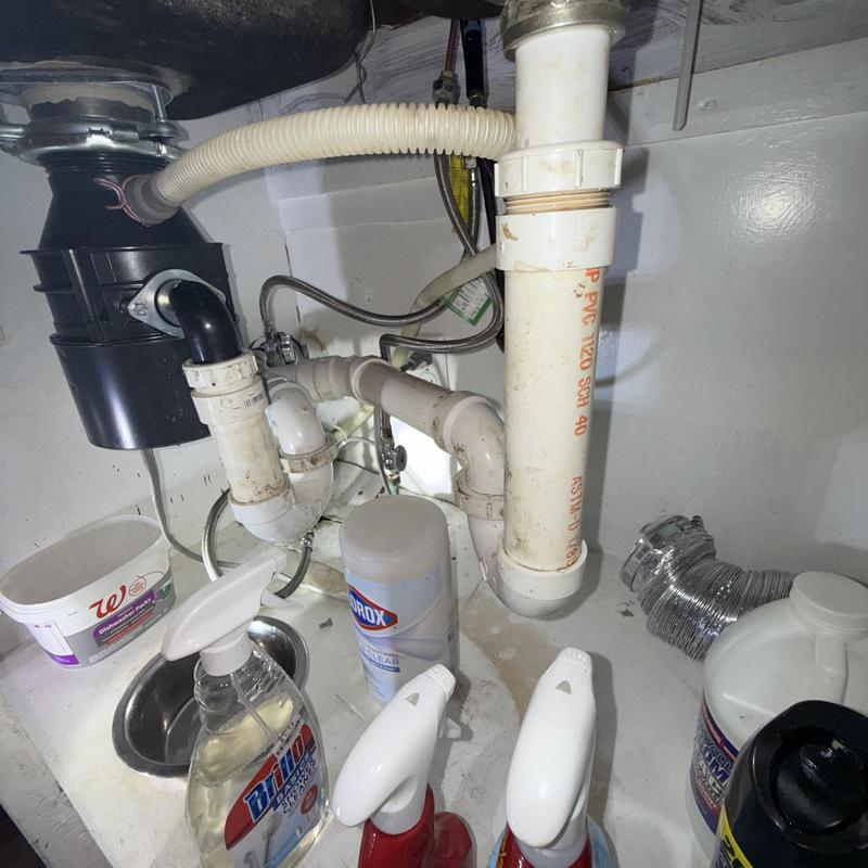 Sink drain pipes with trap and disposal system