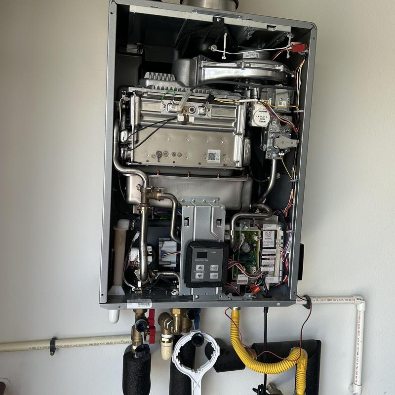 Rinnai tankless water heater flushing and descaling