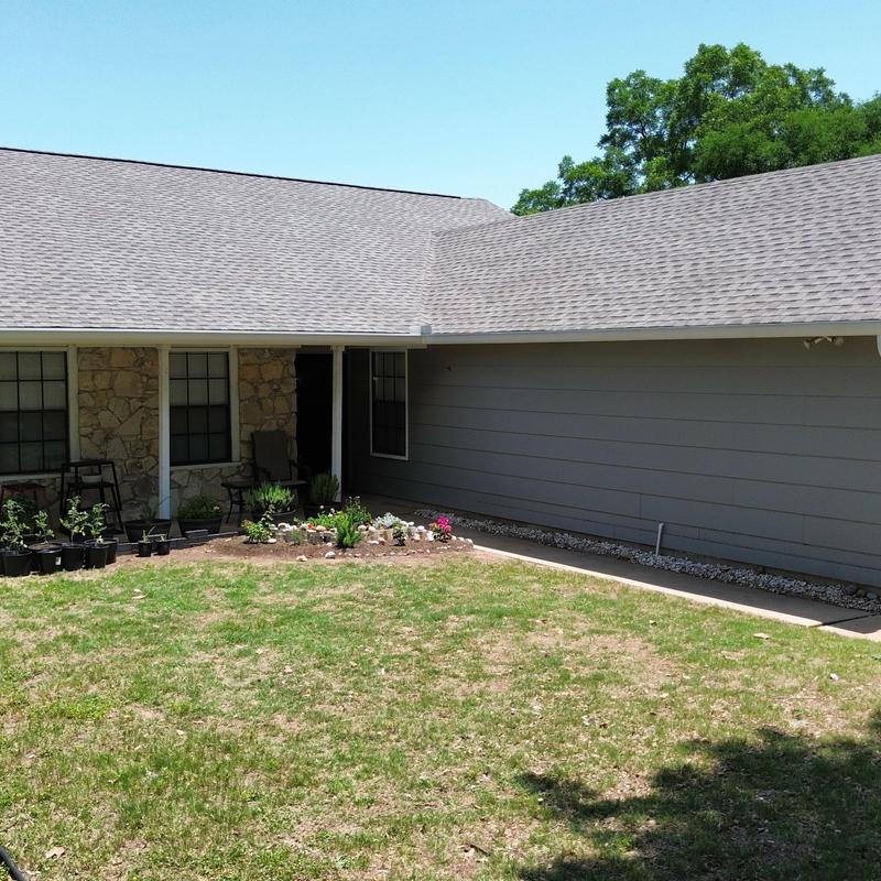 GAF 30 yr HDZ Weatherwood roof installation with ridge vent GAF 30 yr HDZ Weatherwood roof installation with ridge vent