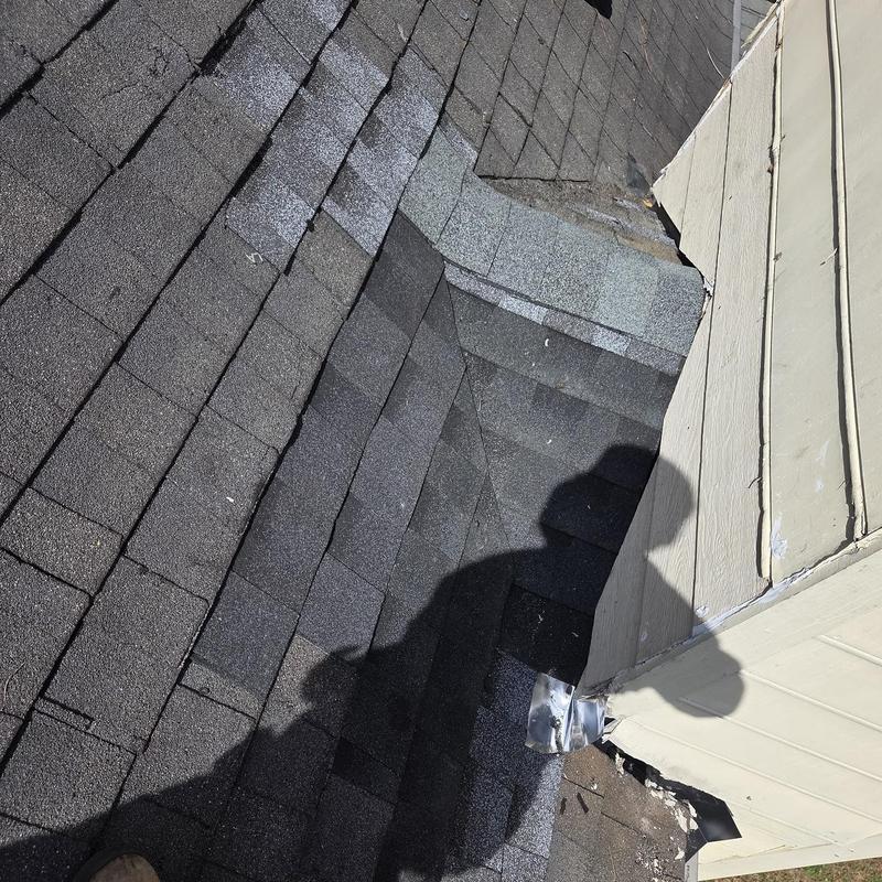 Chimney flashing and roof shingles replacement