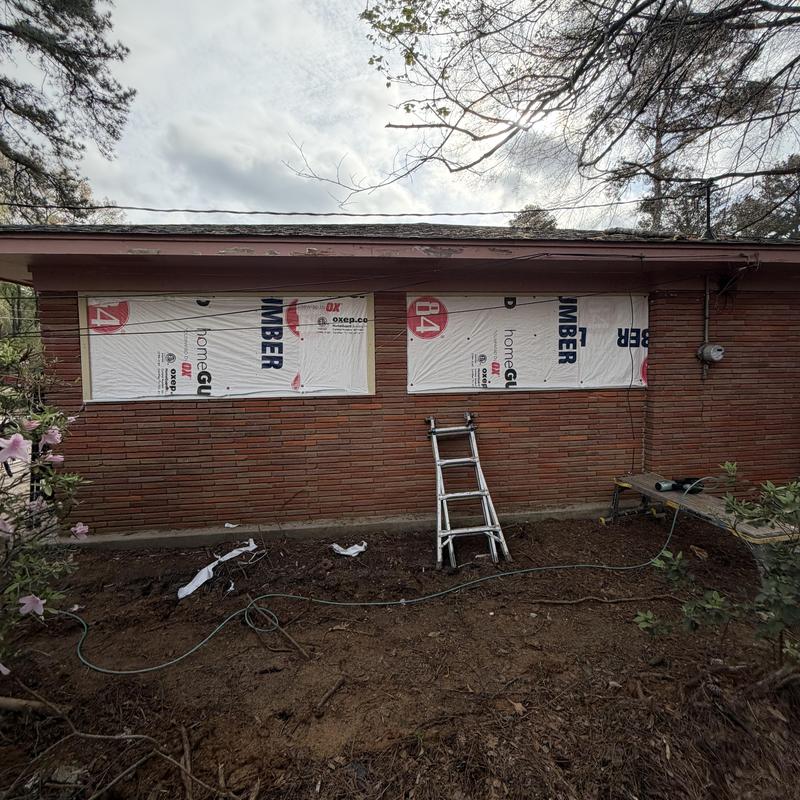 Window openings with weatherproof barrier installation