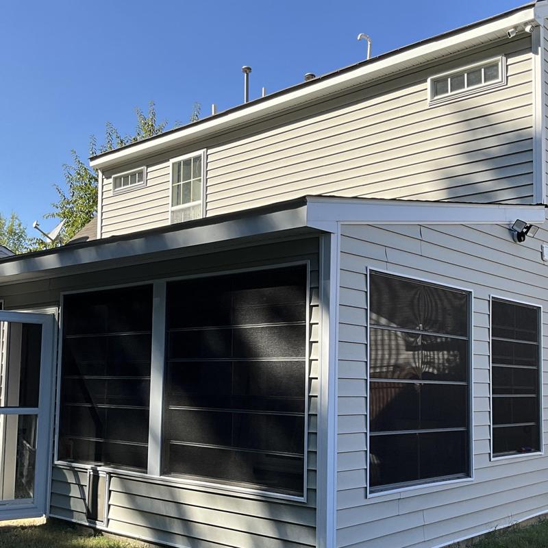 3 season room with vinyl siding and screened windows 3 season room with vinyl siding and screened windows