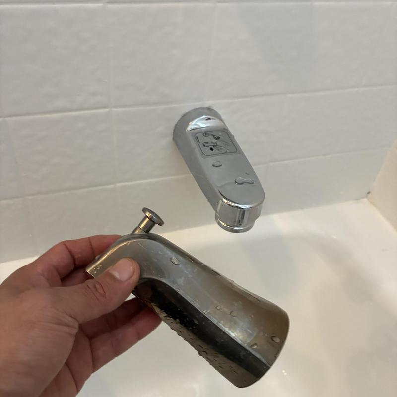 Delta tub spout replacement with diverter knob