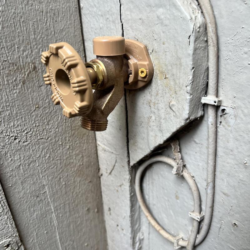 Woodford frost proof sillcock outdoor faucet installation