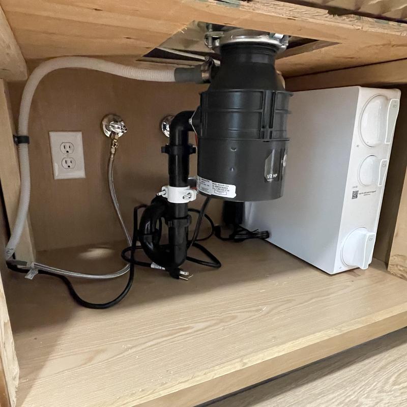 Badger 5 garbage disposal under sink installation