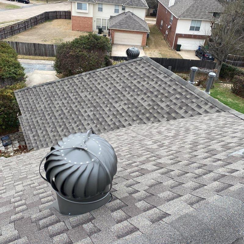 GAF Cobra 3 Ridge Vent on asphalt shingle roof GAF Cobra 3 Ridge Vent on asphalt shingle roof