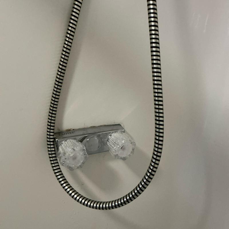 Faucet waterlines with shutoff valves and hose connection