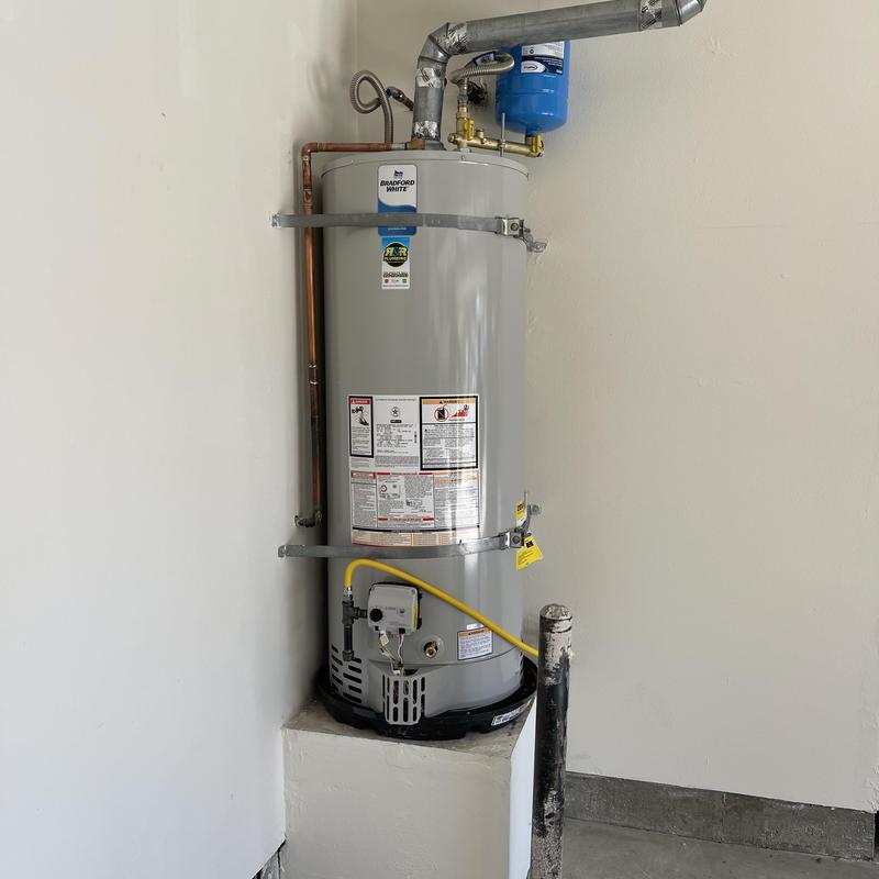 Bradford White 50-gallon water heater installation