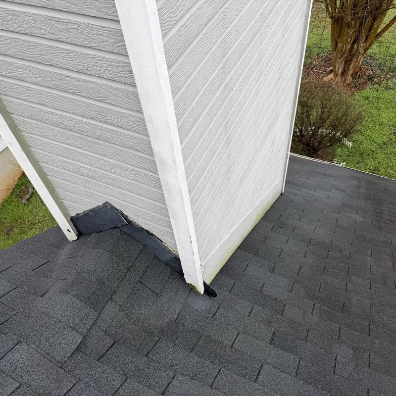 Chimney flashing and roof valley cricket inspection