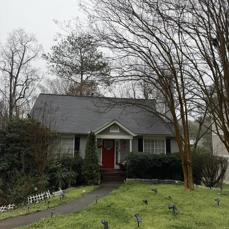Chimney flashing on residential roof in Loganville, GA