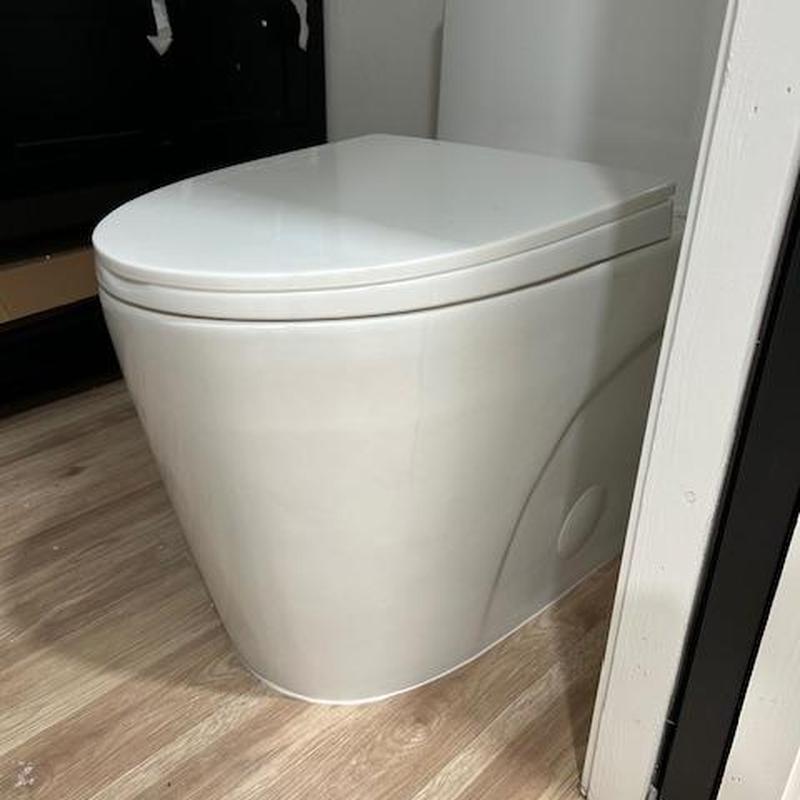 Toilet installation with floor sealing, Piedmont OK