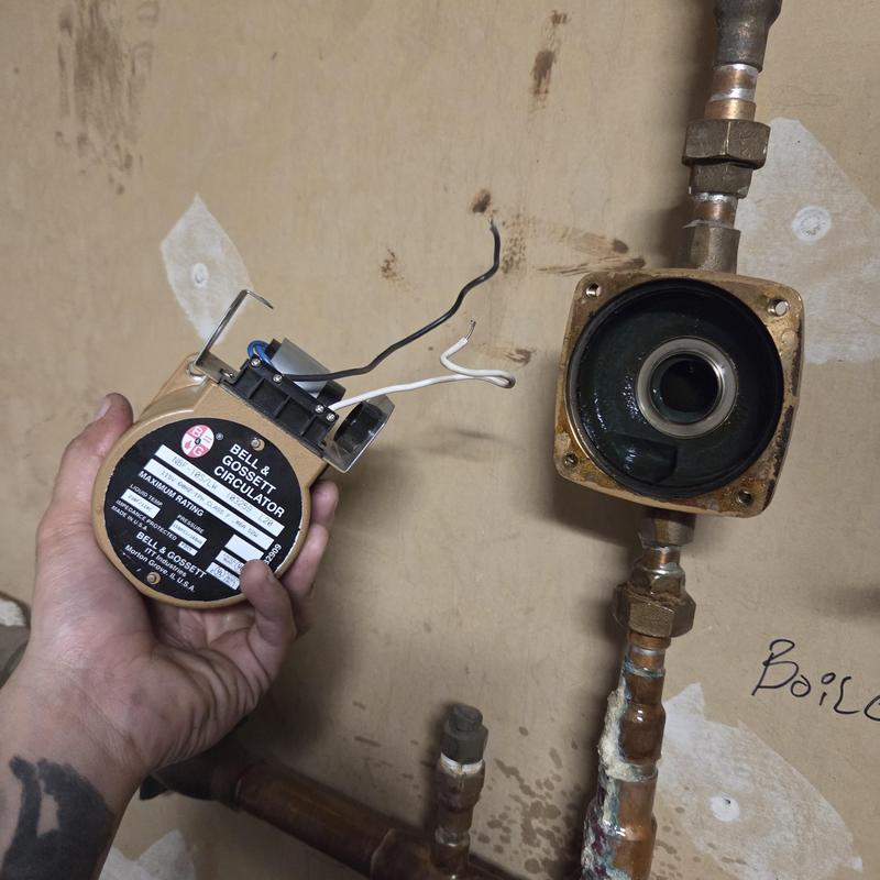 Boiler circulator pump assembly installation in Colorado Springs
