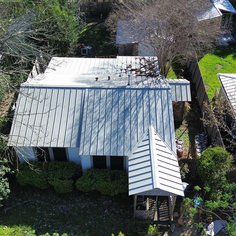 Standing seam metal roof upgrade Ash Gray Standing seam metal roof upgrade Ash Gray