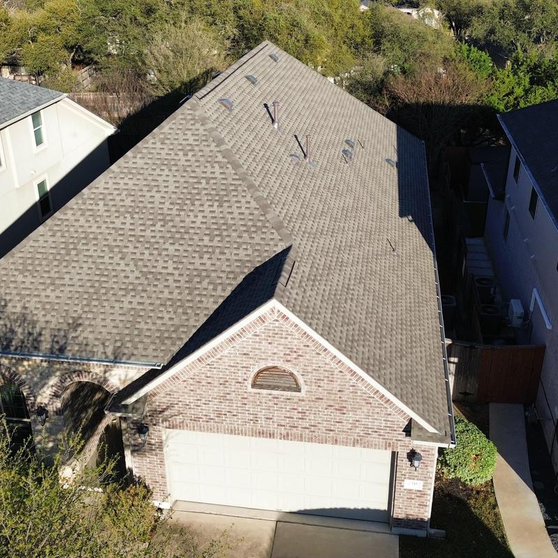 GAF 30-year HDZ weathered wood shingle roof installation GAF 30-year HDZ weathered wood shingle roof installation