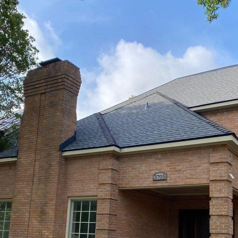 GAF Timberline HDZ shingle roof in Pewter Gray GAF Timberline HDZ shingle roof in Pewter Gray