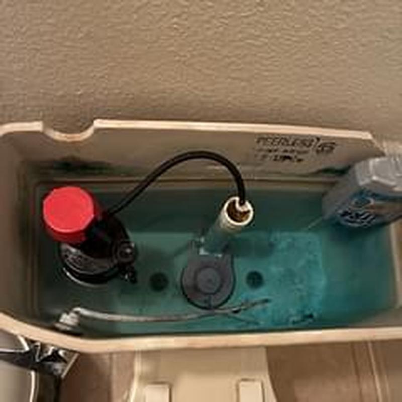 Toilet tank handle and fill valve assembly maintenance