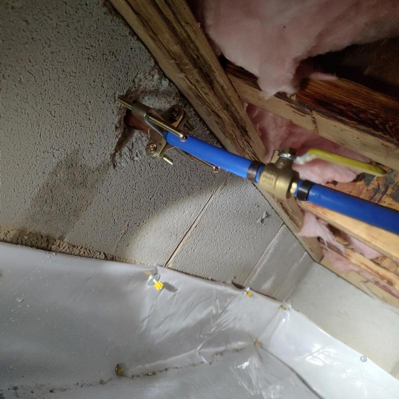 Woodford frost proof hose bib with shutoff valve installation