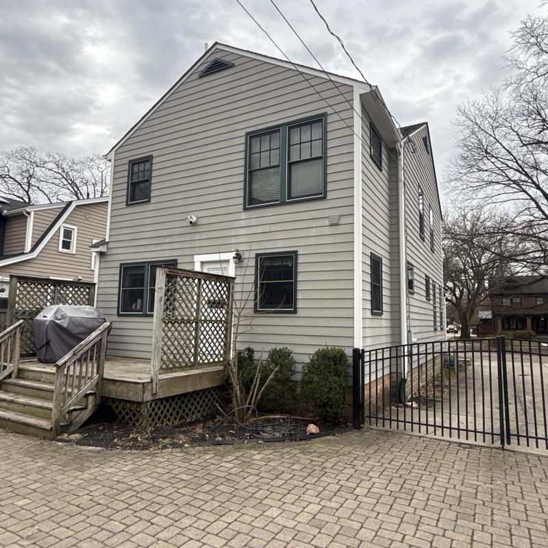 Roof and gutters hail damage inspection at residence Roof and gutters hail damage inspection at residence