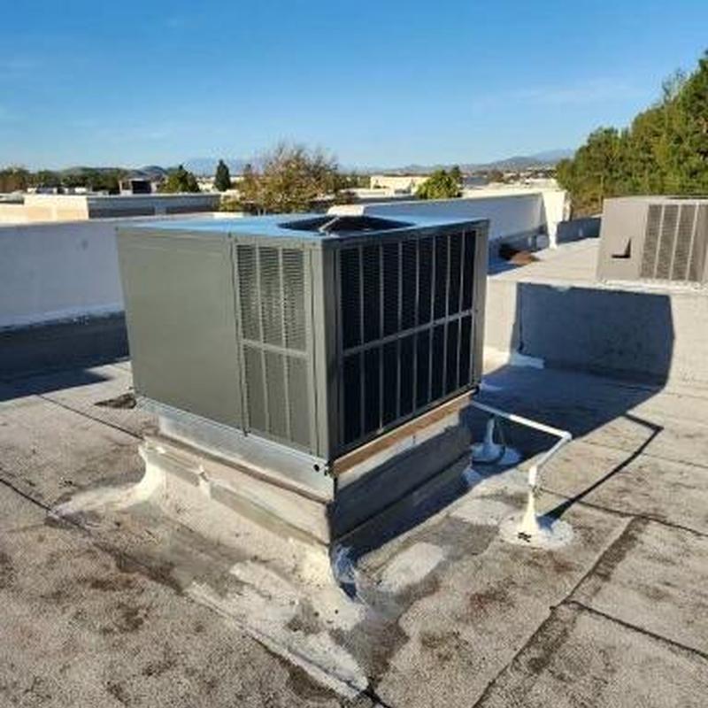 Goodman R32 3 ton rooftop package unit installation