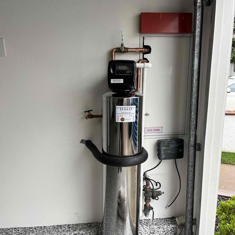 Halo 5 whole house water filtration system installed
