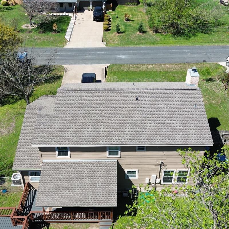 GAF 30-year HDZ roof installed after hail damage GAF 30-year HDZ roof installed after hail damage