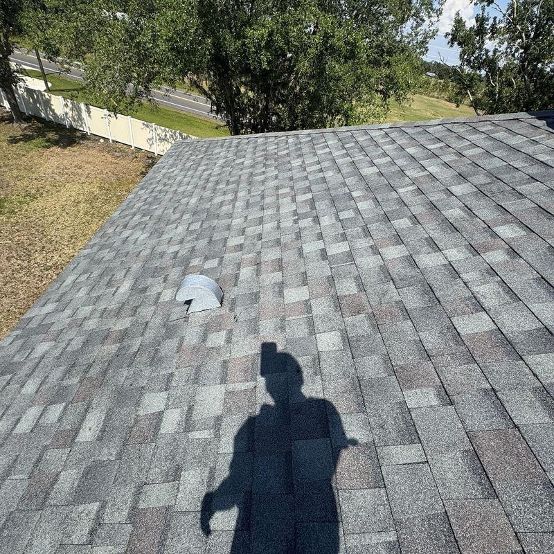 Atlas Pinnacle Pristine shingles roofing with vent pipe