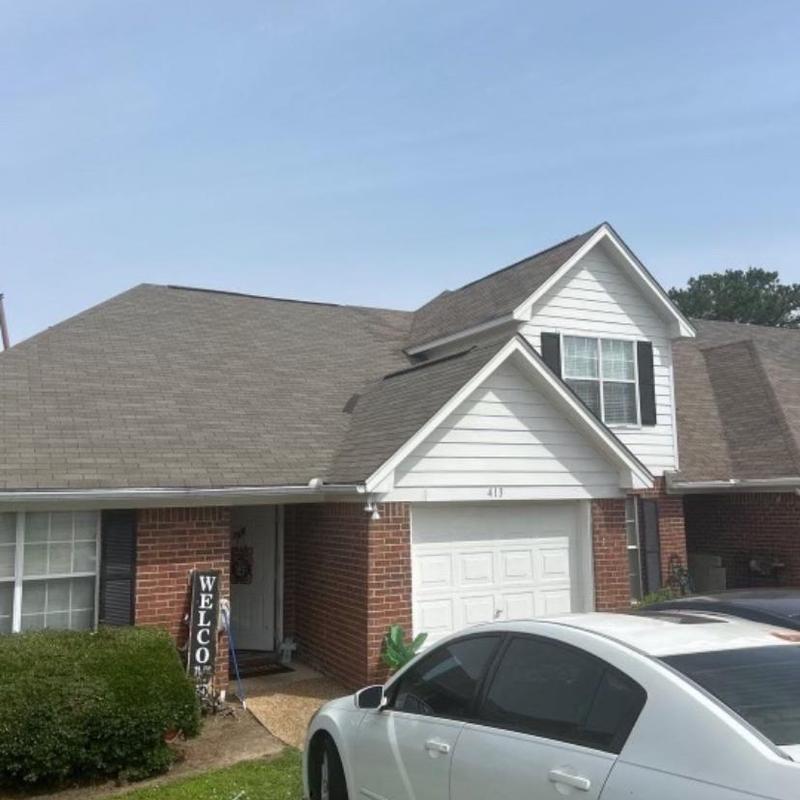 Asphalt shingle roof inspection for storm damage in Florence