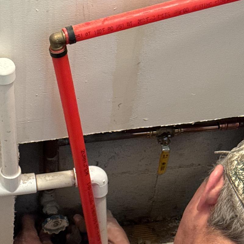 Pro-press ball valve installation on main water line