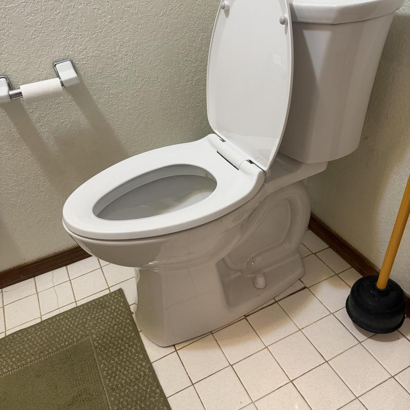 American Standard toilet installation with wax rings