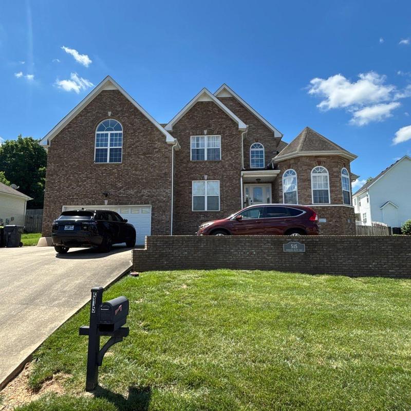 Roof shingles inspection showing hail damage on home