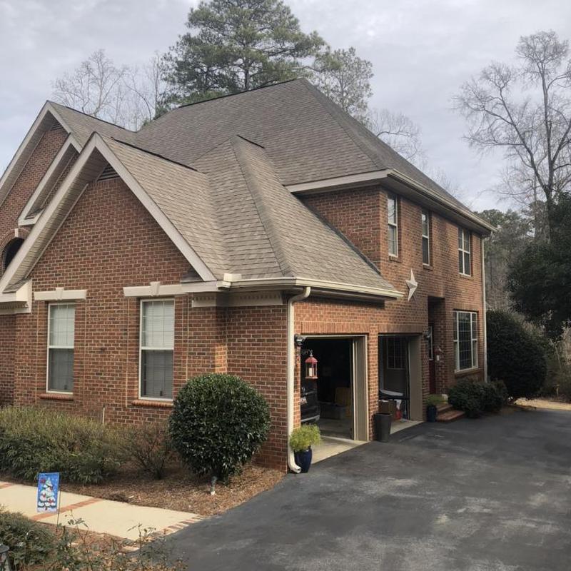 Owens Corning Oakridge Driftwood shingle roof installation