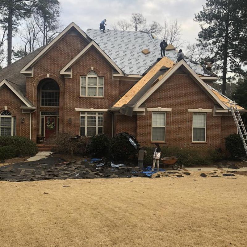 Owens Corning Oakridge Driftwood shingle installation