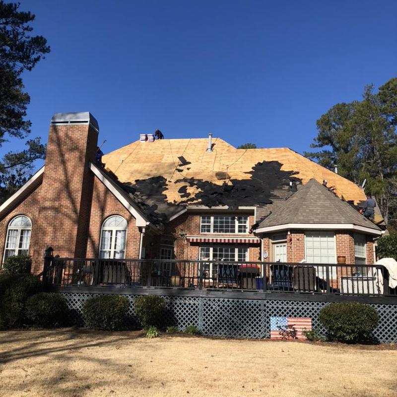 Owens Corning Oakridge Driftwood roofing installation