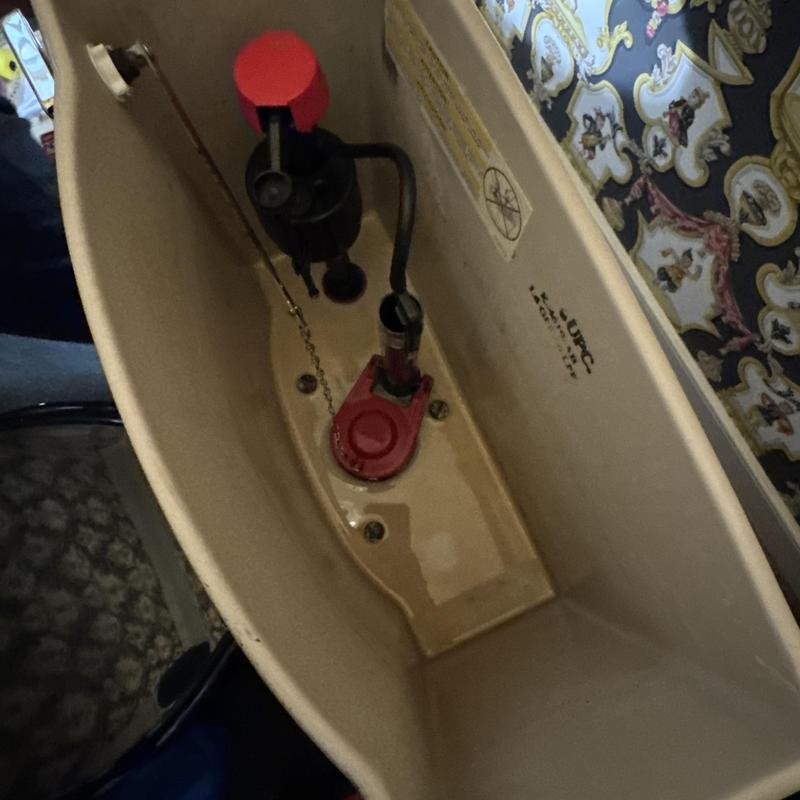 Kohler toilet inside tank with flush valve assembly