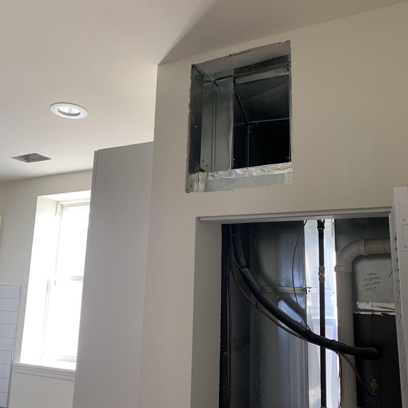 Return air ductwork modification in residential HVAC