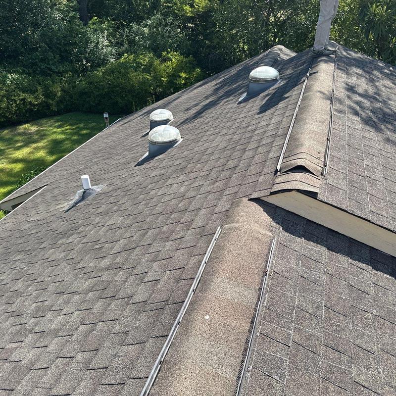 Owens Corning Duration Driftwood shingle roof installation Owens Corning Duration Driftwood shingle roof installation
