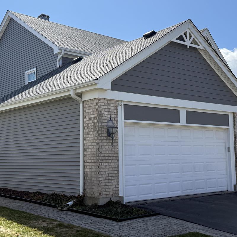 James Hardie fiber cement siding and asphalt roof installation